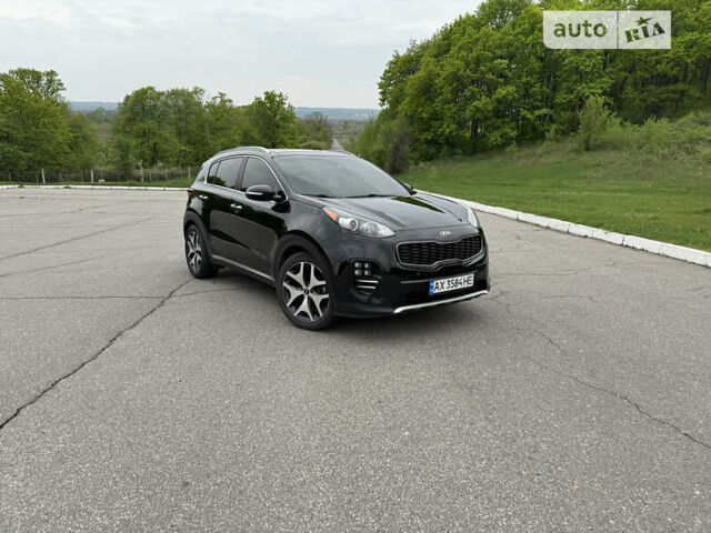 Чорний Кіа Sportage, об'ємом двигуна 2 л та пробігом 95 тис. км за 18500 $, фото 1 на Automoto.ua