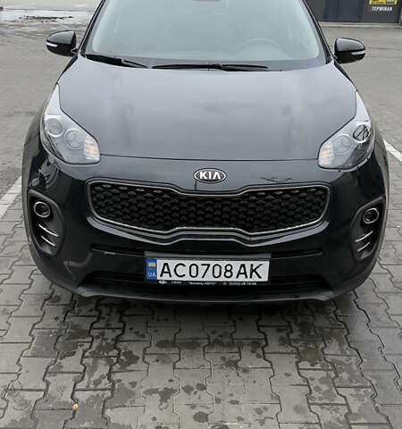 Черный Киа Sportage, объемом двигателя 1.7 л и пробегом 160 тыс. км за 16100 $, фото 1 на Automoto.ua