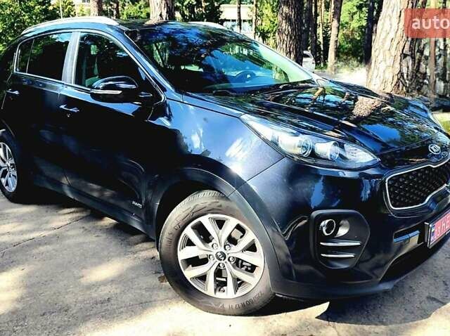 Черный Киа Sportage, объемом двигателя 2 л и пробегом 220 тыс. км за 18300 $, фото 1 на Automoto.ua