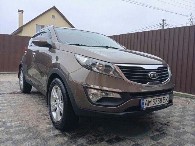 Коричневый Киа Sportage, объемом двигателя 2 л и пробегом 183 тыс. км за 12700 $, фото 1 на Automoto.ua
