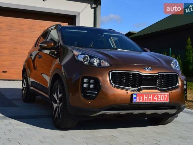 Коричневый Киа Sportage, объемом двигателя 2 л и пробегом 177 тыс. км за 18700 $, фото 1 на Automoto.ua