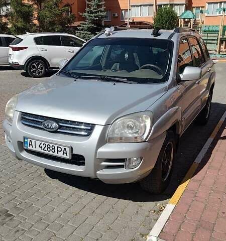 Серый Киа Sportage, объемом двигателя 2.66 л и пробегом 197 тыс. км за 8200 $, фото 1 на Automoto.ua