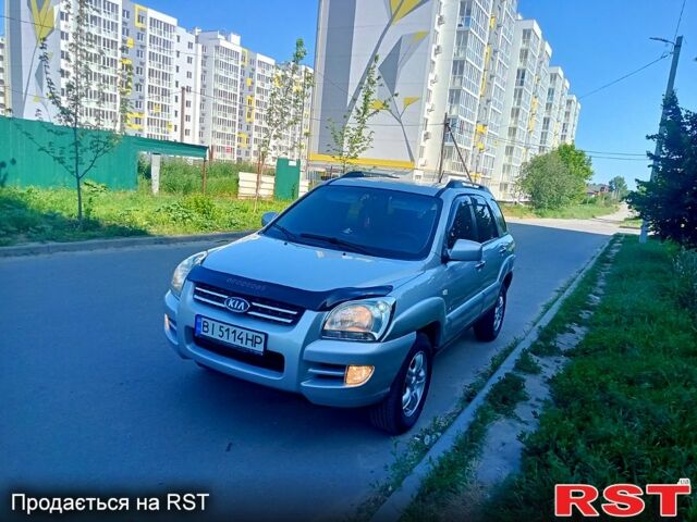Серый Киа Sportage, объемом двигателя 2 л и пробегом 181 тыс. км за 7500 $, фото 1 на Automoto.ua