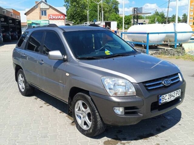 Серый Киа Sportage, объемом двигателя 2 л и пробегом 238 тыс. км за 9200 $, фото 1 на Automoto.ua