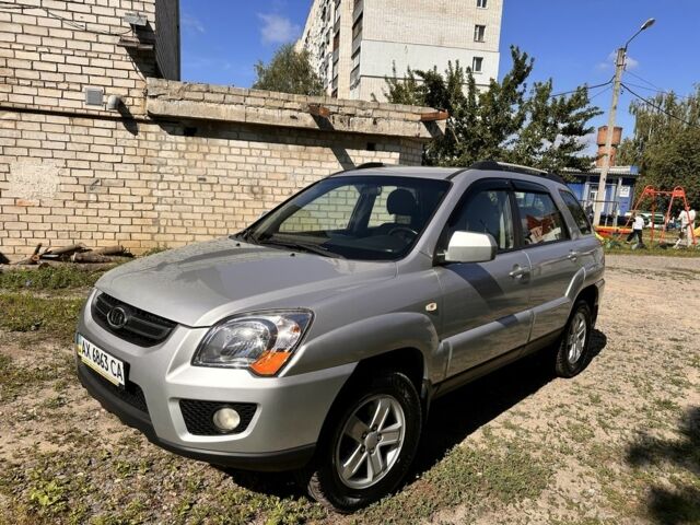 Серый Киа Sportage, объемом двигателя 2 л и пробегом 85 тыс. км за 9593 $, фото 1 на Automoto.ua