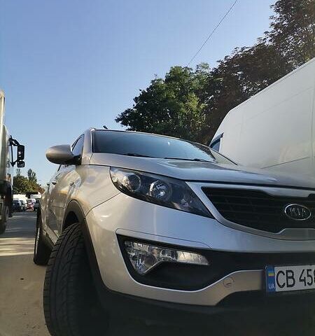 Серый Киа Sportage, объемом двигателя 2 л и пробегом 160 тыс. км за 13500 $, фото 1 на Automoto.ua