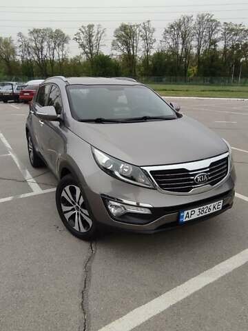 Серый Киа Sportage, объемом двигателя 2 л и пробегом 163 тыс. км за 14400 $, фото 1 на Automoto.ua