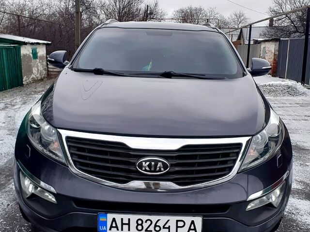 Серый Киа Sportage, объемом двигателя 2 л и пробегом 198 тыс. км за 13950 $, фото 1 на Automoto.ua