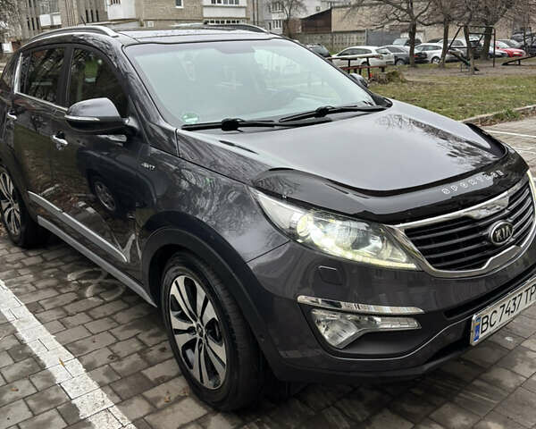 Сірий Кіа Sportage, об'ємом двигуна 2 л та пробігом 202 тис. км за 13500 $, фото 1 на Automoto.ua