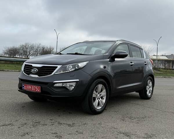 Серый Киа Sportage, объемом двигателя 2 л и пробегом 192 тыс. км за 14000 $, фото 1 на Automoto.ua