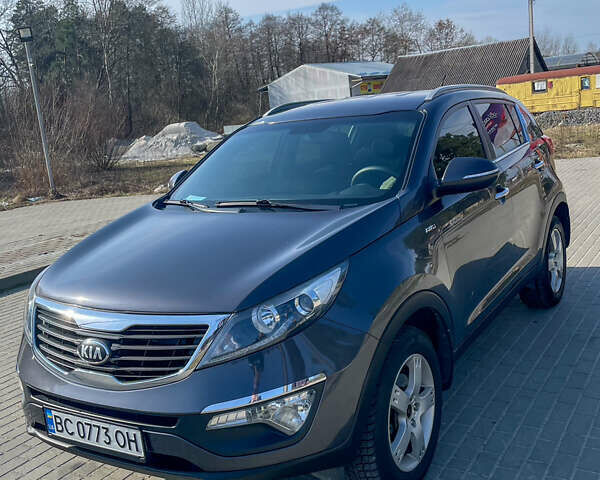 Серый Киа Sportage, объемом двигателя 2 л и пробегом 125 тыс. км за 11950 $, фото 1 на Automoto.ua