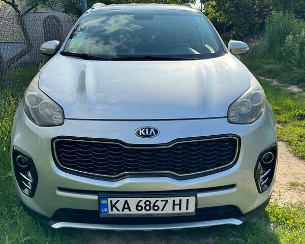Сірий Кіа Sportage, об'ємом двигуна 2 л та пробігом 219 тис. км за 16500 $, фото 1 на Automoto.ua