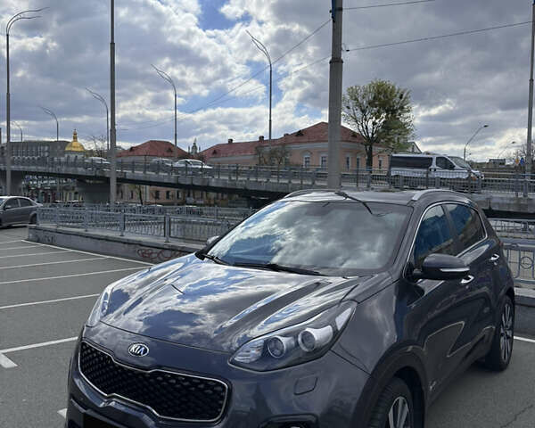 Сірий Кіа Sportage, об'ємом двигуна 2 л та пробігом 110 тис. км за 21000 $, фото 1 на Automoto.ua