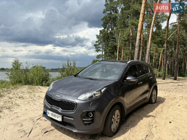 Серый Киа Sportage, объемом двигателя 2 л и пробегом 190 тыс. км за 19000 $, фото 1 на Automoto.ua