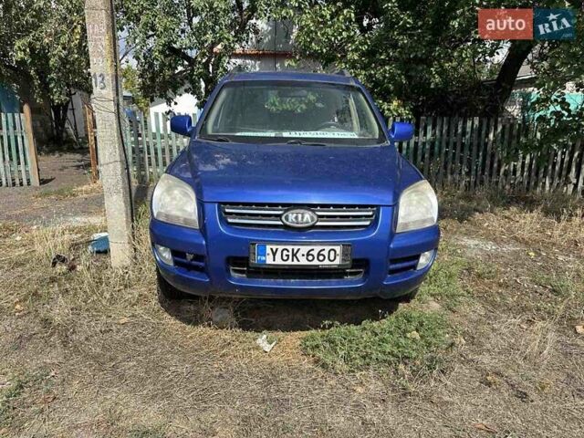 Синій Кіа Sportage, об'ємом двигуна 2 л та пробігом 460 тис. км за 3634 $, фото 1 на Automoto.ua