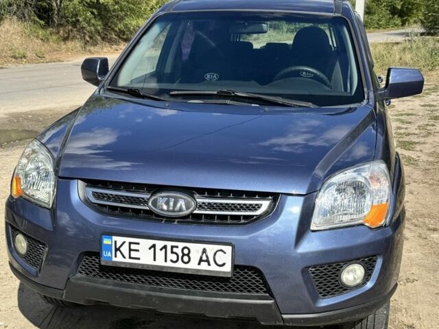 Синий Киа Sportage, объемом двигателя 2 л и пробегом 141 тыс. км за 8300 $, фото 1 на Automoto.ua