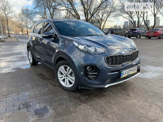 Синий Киа Sportage, объемом двигателя 2 л и пробегом 201 тыс. км за 15700 $, фото 1 на Automoto.ua