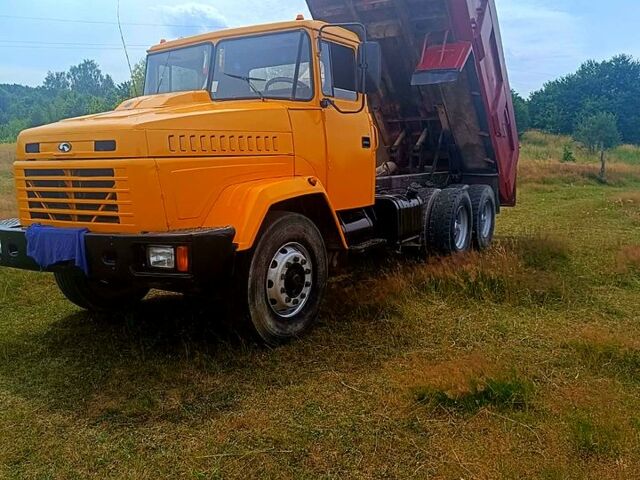 Желтый КрАЗ 65055, объемом двигателя 12 л и пробегом 144 тыс. км за 14500 $, фото 1 на Automoto.ua