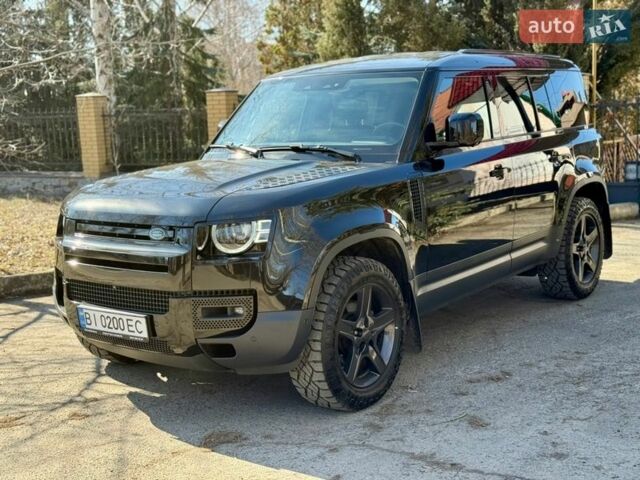 Черный Ленд Ровер Дефендер, объемом двигателя 3 л и пробегом 170 тыс. км за 59999 $, фото 1 на Automoto.ua