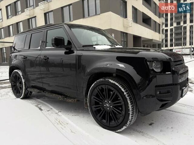 Черный Ленд Ровер Дефендер, объемом двигателя 3 л и пробегом 1 тыс. км за 125222 $, фото 1 на Automoto.ua