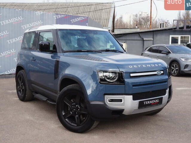 Синий Ленд Ровер Дефендер, объемом двигателя 3 л и пробегом 27 тыс. км за 74900 $, фото 1 на Automoto.ua