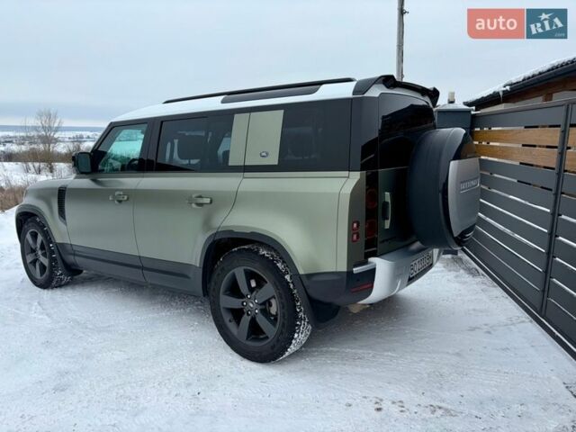 Зеленый Ленд Ровер Дефендер, объемом двигателя 2 л и пробегом 164 тыс. км за 49900 $, фото 1 на Automoto.ua
