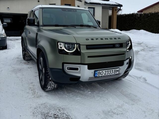 Зеленый Ленд Ровер Дефендер, объемом двигателя 2 л и пробегом 164 тыс. км за 53000 $, фото 1 на Automoto.ua