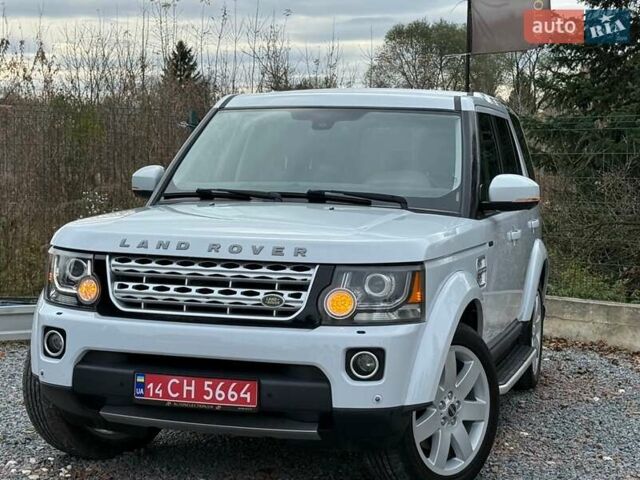 Белый Ленд Ровер Дискавери, объемом двигателя 3 л и пробегом 180 тыс. км за 19850 $, фото 1 на Automoto.ua