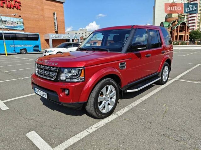 Красный Ленд Ровер Дискавери, объемом двигателя 3 л и пробегом 200 тыс. км за 16700 $, фото 1 на Automoto.ua