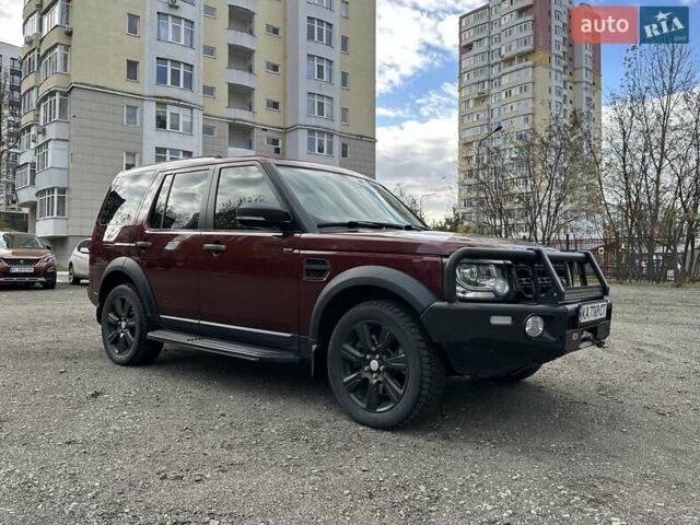 Красный Ленд Ровер Дискавери, объемом двигателя 3 л и пробегом 122 тыс. км за 24500 $, фото 1 на Automoto.ua