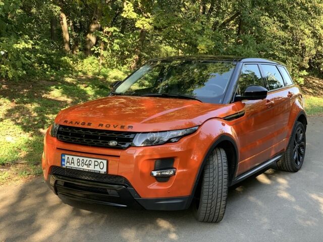 Помаранчевий Ленд Ровер Евок, об'ємом двигуна 2.2 л та пробігом 90 тис. км за 19900 $, фото 1 на Automoto.ua