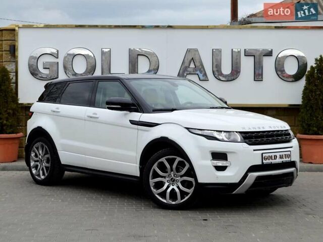 Белый Ленд Ровер Рендж Ровер Эвок, объемом двигателя 2 л и пробегом 175 тыс. км за 14900 $, фото 1 на Automoto.ua