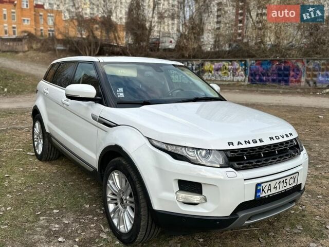 Білий Ленд Ровер Рендж Ровер Евок, об'ємом двигуна 2 л та пробігом 89 тис. км за 19500 $, фото 1 на Automoto.ua