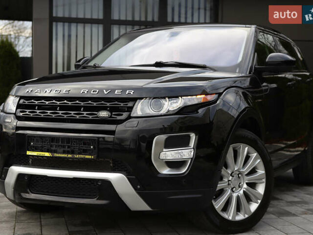 Черный Ленд Ровер Рендж Ровер Эвок, объемом двигателя 2 л и пробегом 66 тыс. км за 16899 $, фото 1 на Automoto.ua