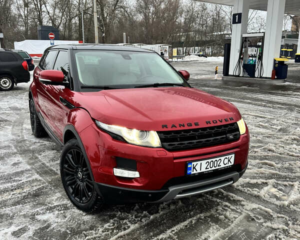 Красный Ленд Ровер Рендж Ровер Эвок, объемом двигателя 2 л и пробегом 210 тыс. км за 15000 $, фото 1 на Automoto.ua