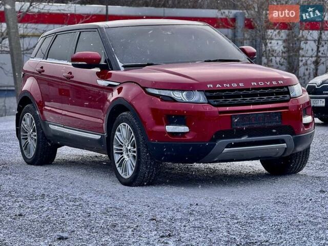 Красный Ленд Ровер Рендж Ровер Эвок, объемом двигателя 2 л и пробегом 125 тыс. км за 15700 $, фото 1 на Automoto.ua
