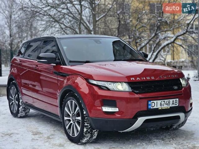 Красный Ленд Ровер Рендж Ровер Эвок, объемом двигателя 2 л и пробегом 147 тыс. км за 18800 $, фото 1 на Automoto.ua