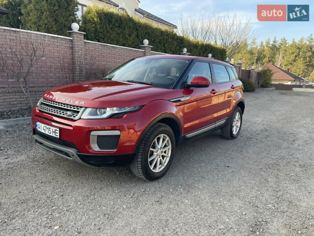 Красный Ленд Ровер Рендж Ровер Эвок, объемом двигателя 2 л и пробегом 126 тыс. км за 20900 $, фото 1 на Automoto.ua