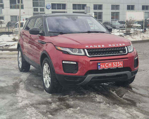 Красный Ленд Ровер Рендж Ровер Эвок, объемом двигателя 2.01 л и пробегом 118 тыс. км за 21900 $, фото 1 на Automoto.ua