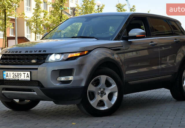 Сірий Ленд Ровер Рендж Ровер Евок, об'ємом двигуна 2 л та пробігом 250 тис. км за 15400 $, фото 1 на Automoto.ua