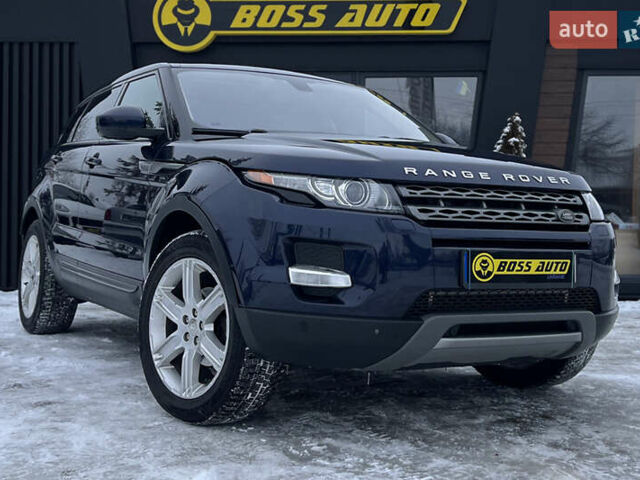 Синий Ленд Ровер Рендж Ровер Эвок, объемом двигателя 2 л и пробегом 217 тыс. км за 17000 $, фото 1 на Automoto.ua