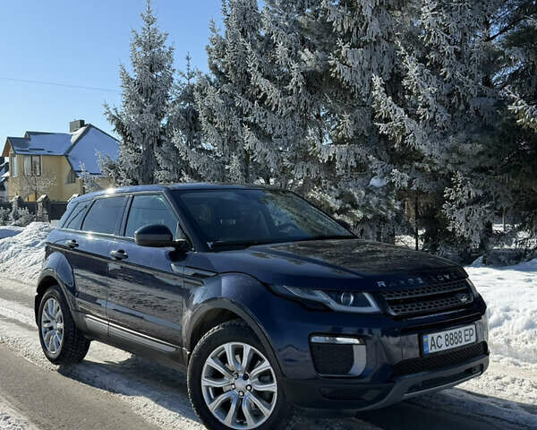 Синий Ленд Ровер Рендж Ровер Эвок, объемом двигателя 2 л и пробегом 113 тыс. км за 24800 $, фото 1 на Automoto.ua