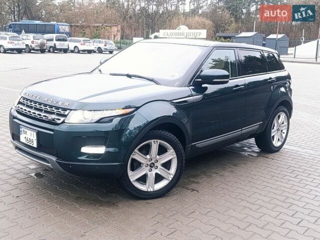 Зеленый Ленд Ровер Рендж Ровер Эвок, объемом двигателя 2 л и пробегом 222 тыс. км за 12950 $, фото 1 на Automoto.ua