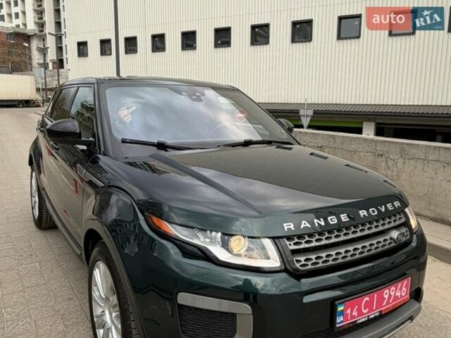 Зелений Ленд Ровер Рендж Ровер Евок, об'ємом двигуна 2 л та пробігом 106 тис. км за 16200 $, фото 1 на Automoto.ua