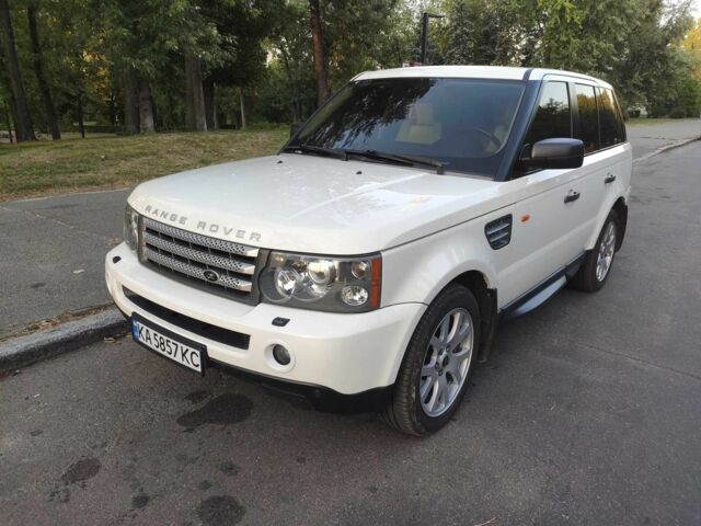 Білий Ленд Ровер Range Rover Sport, об'ємом двигуна 4.2 л та пробігом 203 тис. км за 9200 $, фото 1 на Automoto.ua