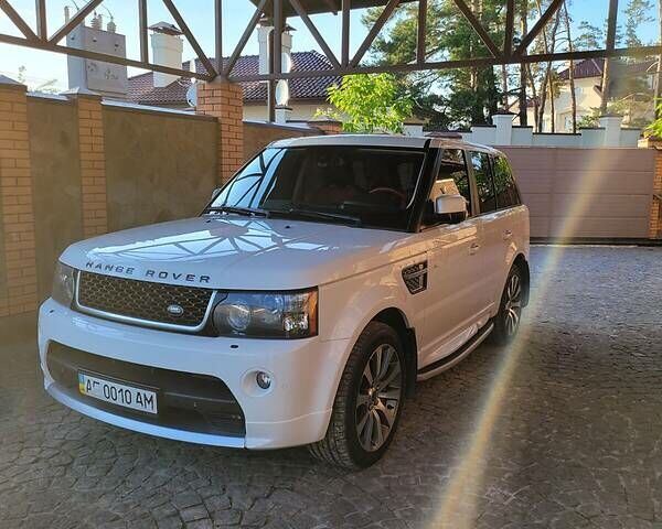 Білий Ленд Ровер Range Rover Sport, об'ємом двигуна 5 л та пробігом 203 тис. км за 26999 $, фото 1 на Automoto.ua