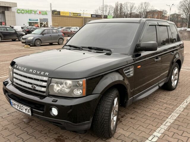 Черный Ленд Ровер Рендж Ровер Спорт, объемом двигателя 4.2 л и пробегом 210 тыс. км за 9900 $, фото 1 на Automoto.ua
