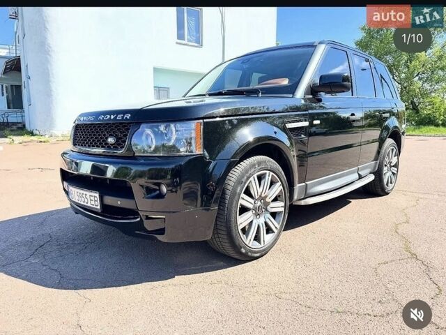 Чорний Ленд Ровер Range Rover Sport, об'ємом двигуна 5 л та пробігом 204 тис. км за 13505 $, фото 1 на Automoto.ua