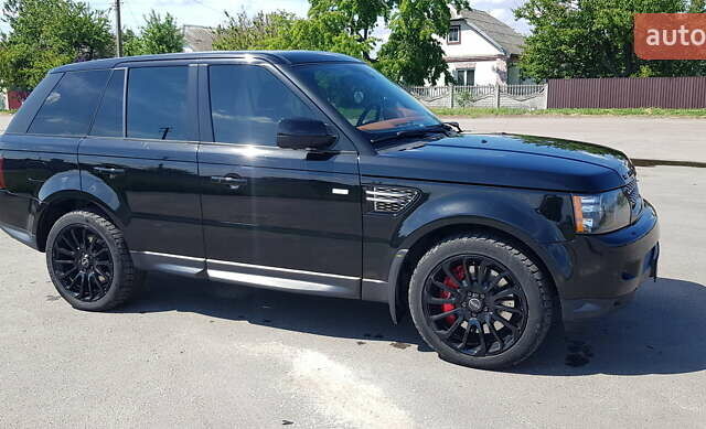 Чорний Ленд Ровер Range Rover Sport, об'ємом двигуна 5 л та пробігом 180 тис. км за 21900 $, фото 1 на Automoto.ua
