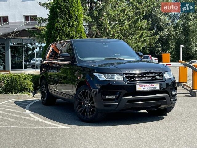 Чорний Ленд Ровер Range Rover Sport, об'ємом двигуна 5 л та пробігом 197 тис. км за 23990 $, фото 1 на Automoto.ua